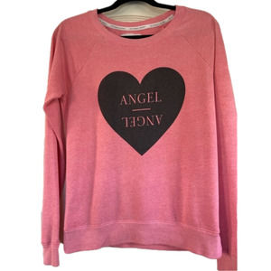 𝅺victoria’s Secret lightweight pink Angel sweatshirt